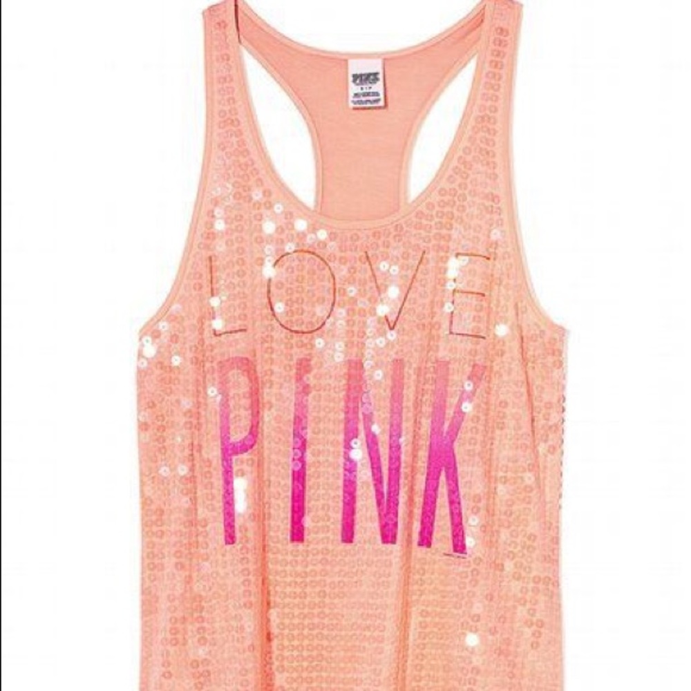 Pink VS | racerback peach color